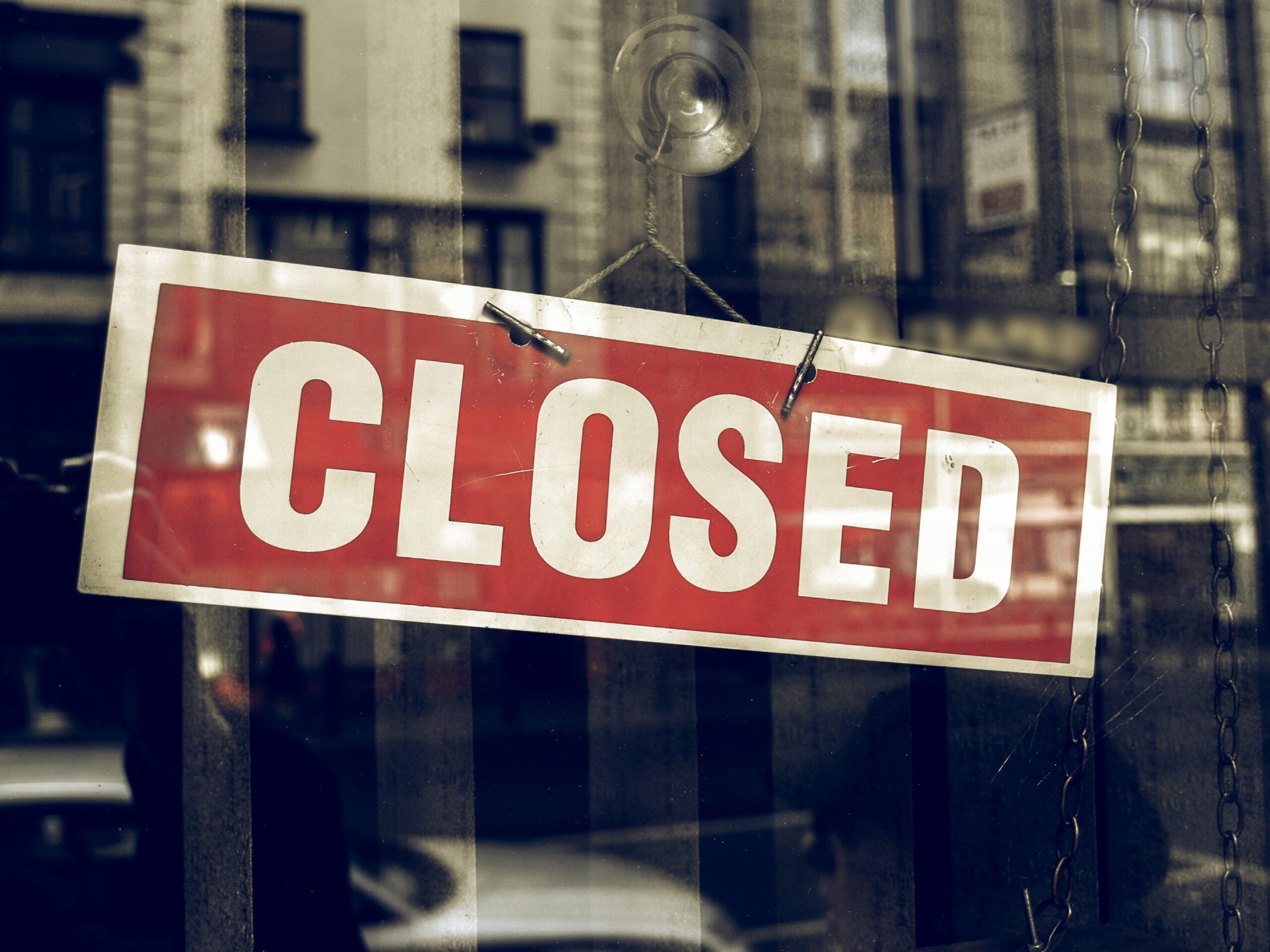 store-closed-sign | TNP - PATRIOT NEWS